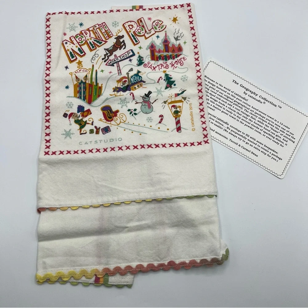Catstudio North Pole Dish Towel Hand Bar Towel